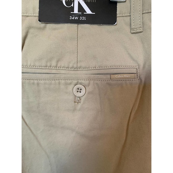 NEW Calvin Klein | Classic Khaki Pant Size 34x32 - Picture 7 of 8